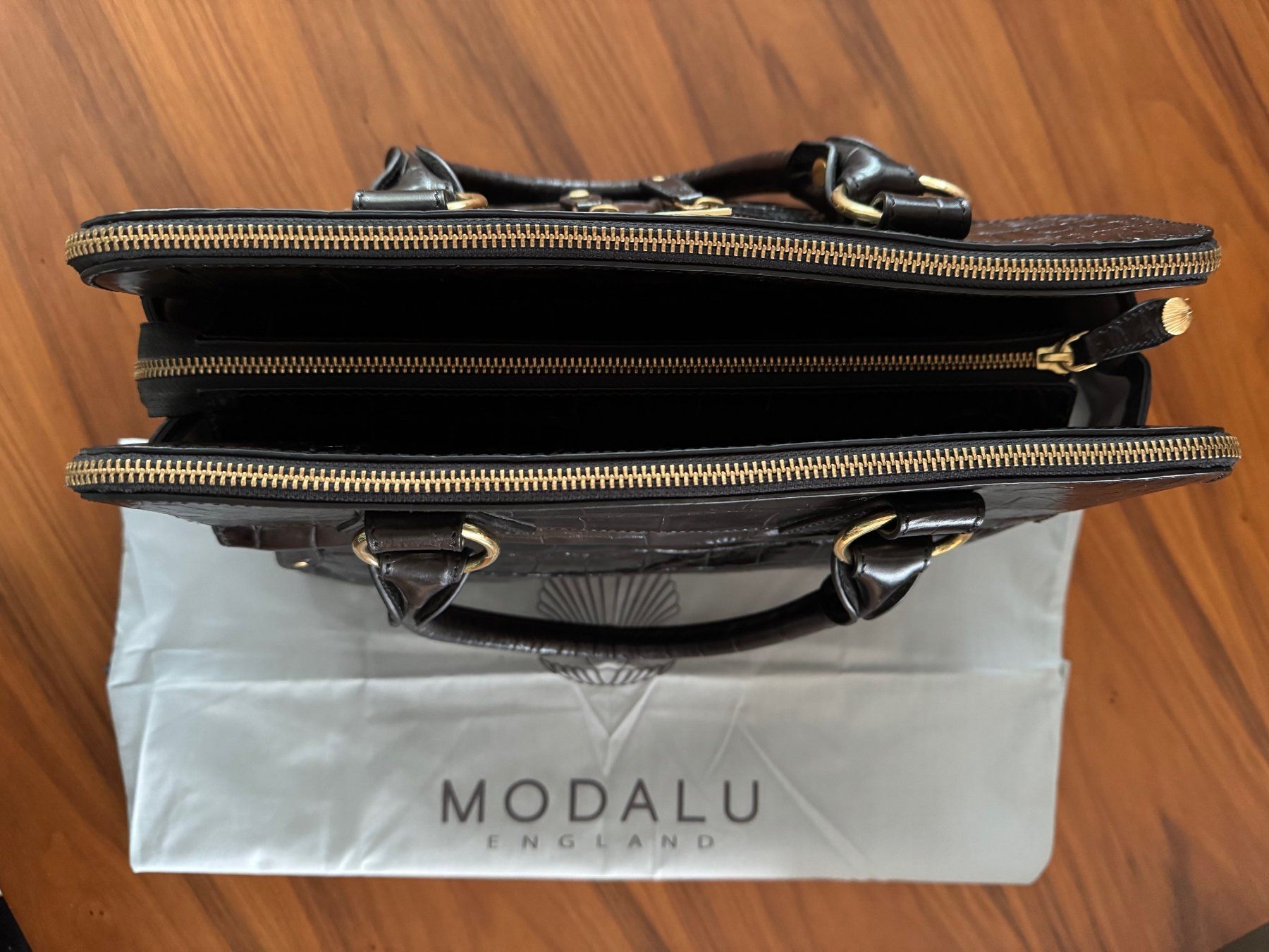 Modalu Borse da donna: Ledertasche von Modalu England - schick und elegant – Nuovo (secondo la descrizione) da Dietikon venduto da cora2767 2