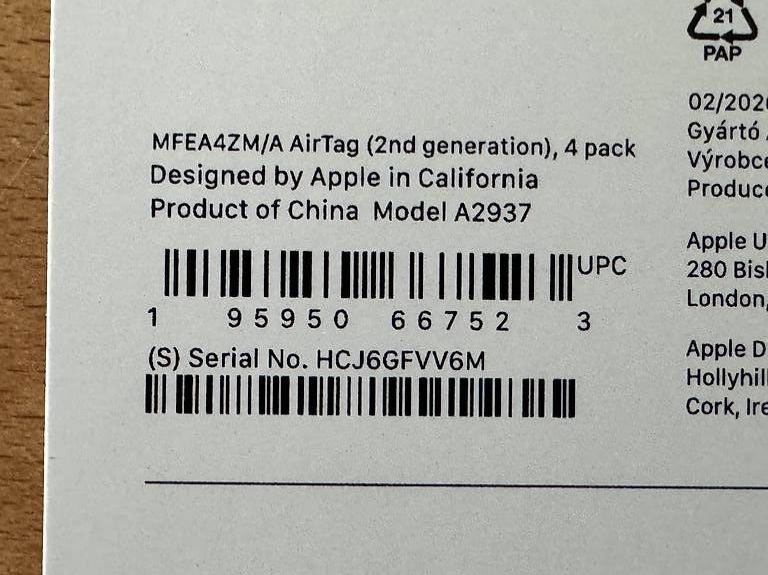 Portachiavi: 1 Apple AirTag 2 - NEU – Nuovo (secondo la descrizione) da Merenschwand venduto da BUYsatisfied 2