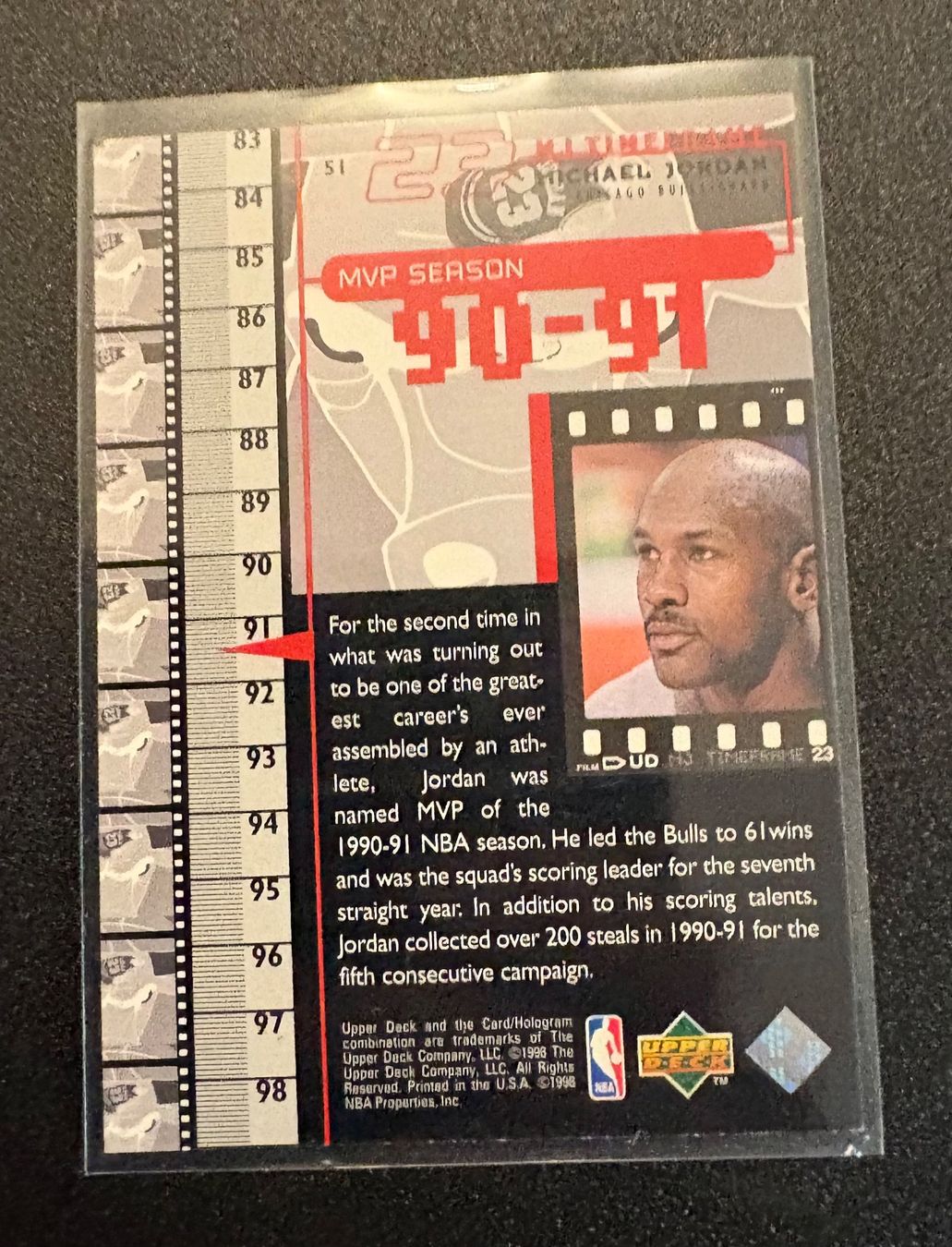 Nba Cartes à collectionner: NBA Michael Jordan Upper Deck Timeframe Card – Neuf (Voir description) à Muttenz par joba23 1