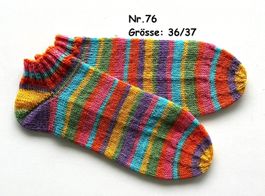 Sneaker - Socken handgestrickt  Gr.36/37  Nr.76