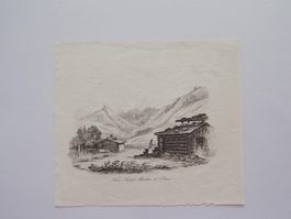 Elm Martinsloch Stahlstich