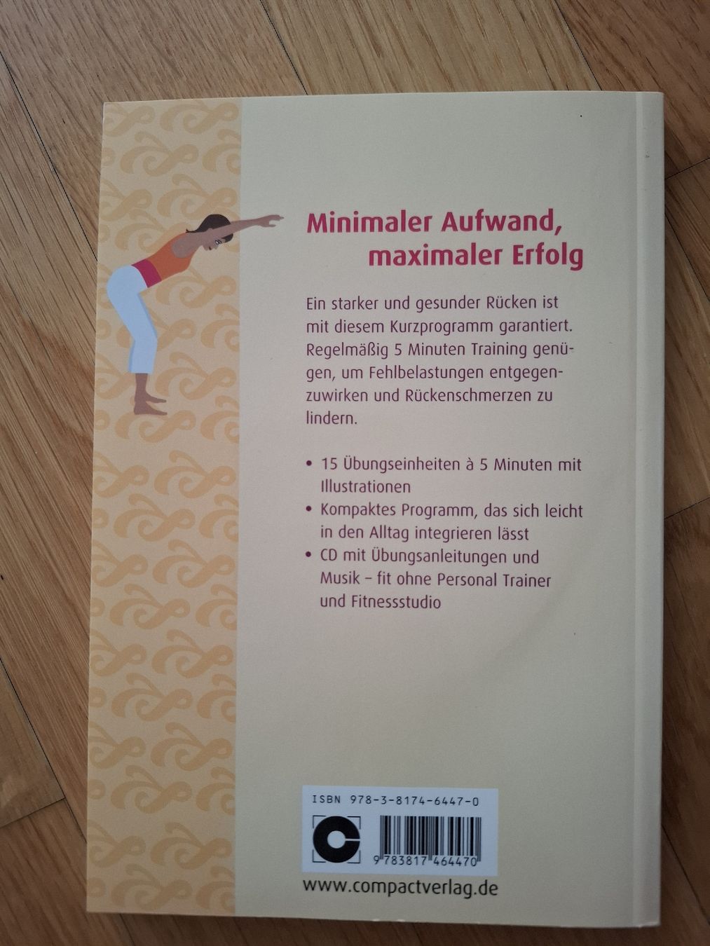 Rückentraining für jeden Tag mit CD – Fit in 5 Minuten! (Neu (gemäss ...