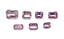 Lot 50.32 ct 7x Kunzites (N°30) - Valeur 5'000.- Fr.