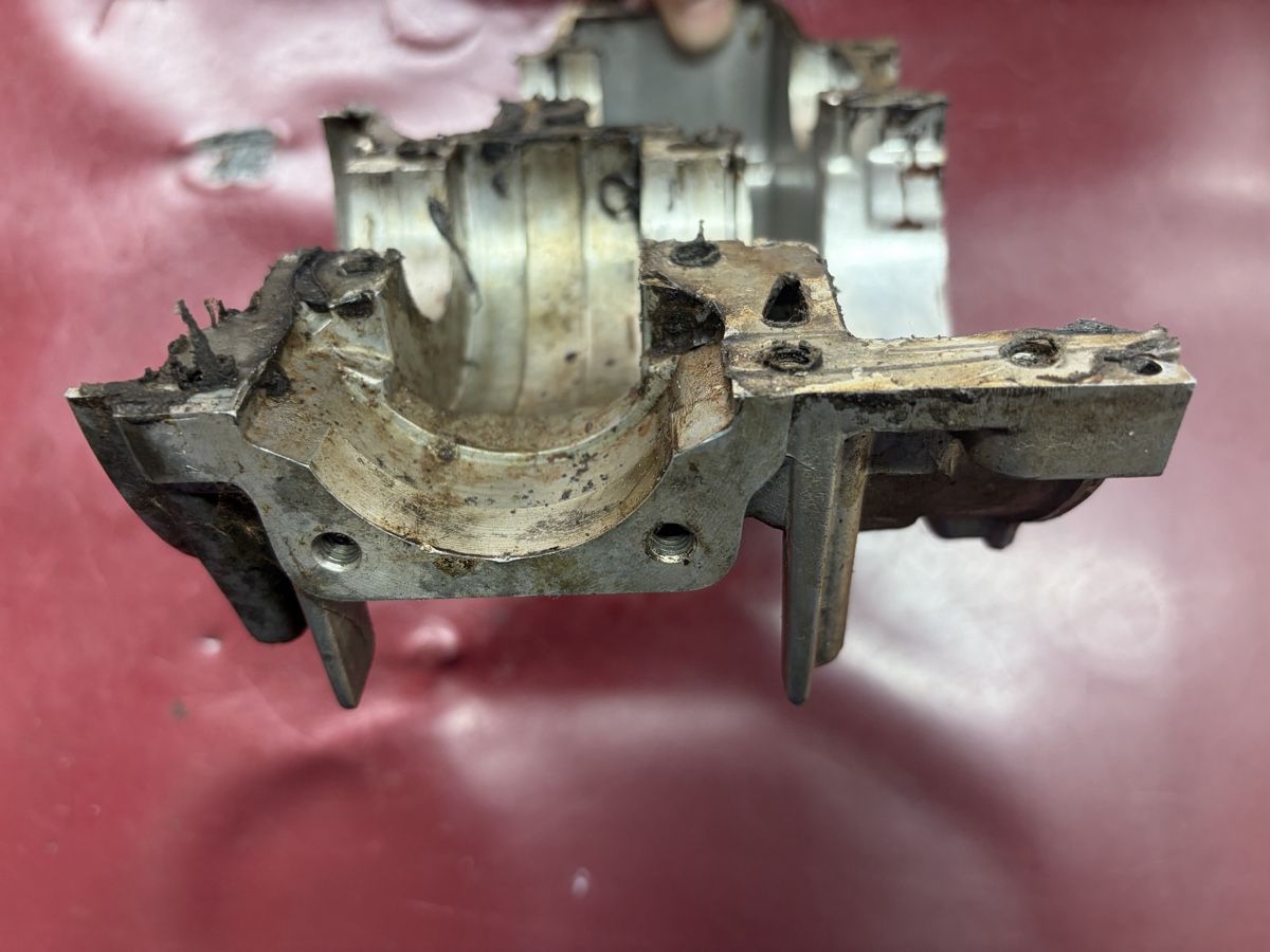Puch Motori: Mofa Puch E50 Motorengehäuse hälfte – Difettoso da Latterbach venduto da Bbutz98 5