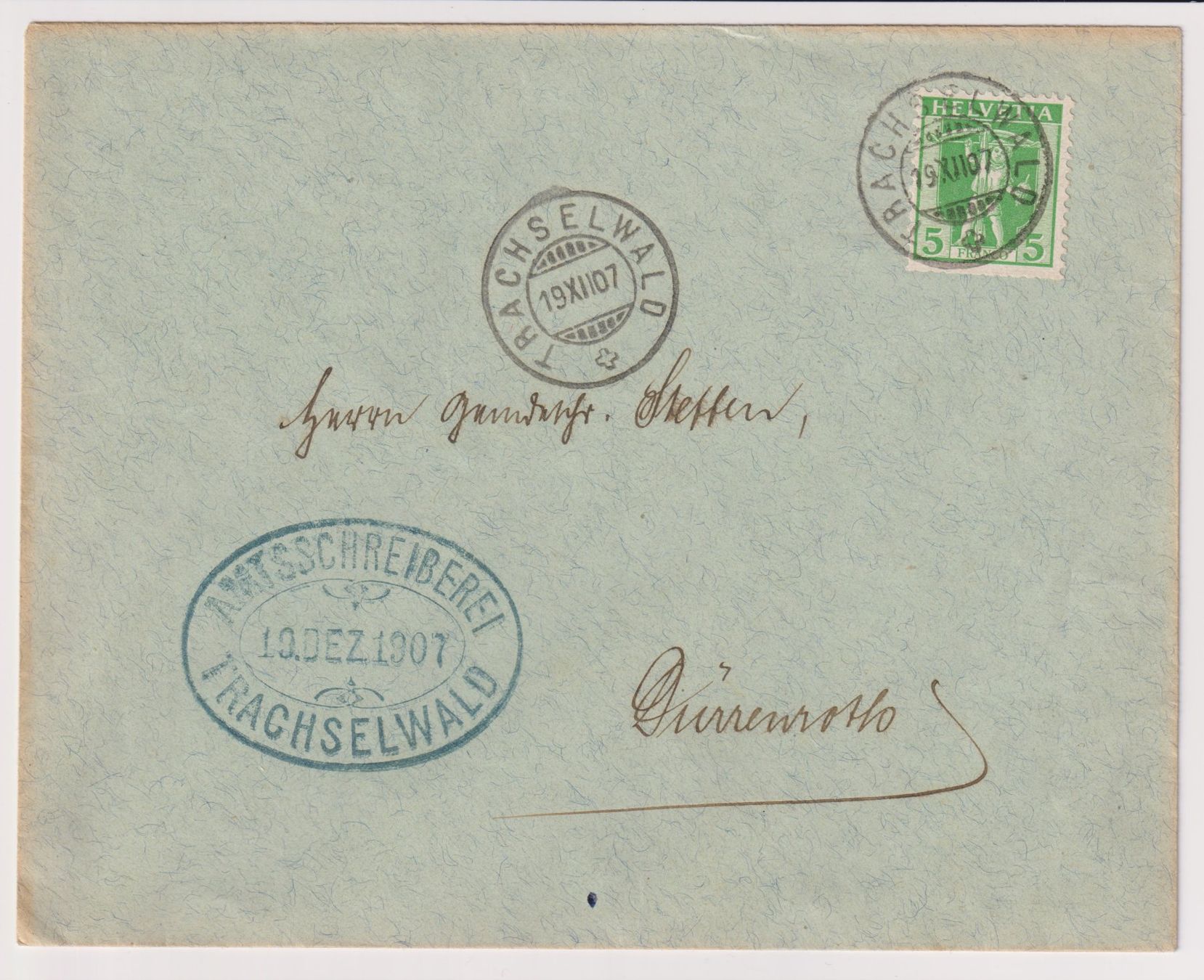 Alle Briefmarken: Trachselwald, alt und neu – Gebraucht aus Bellach von qsearch