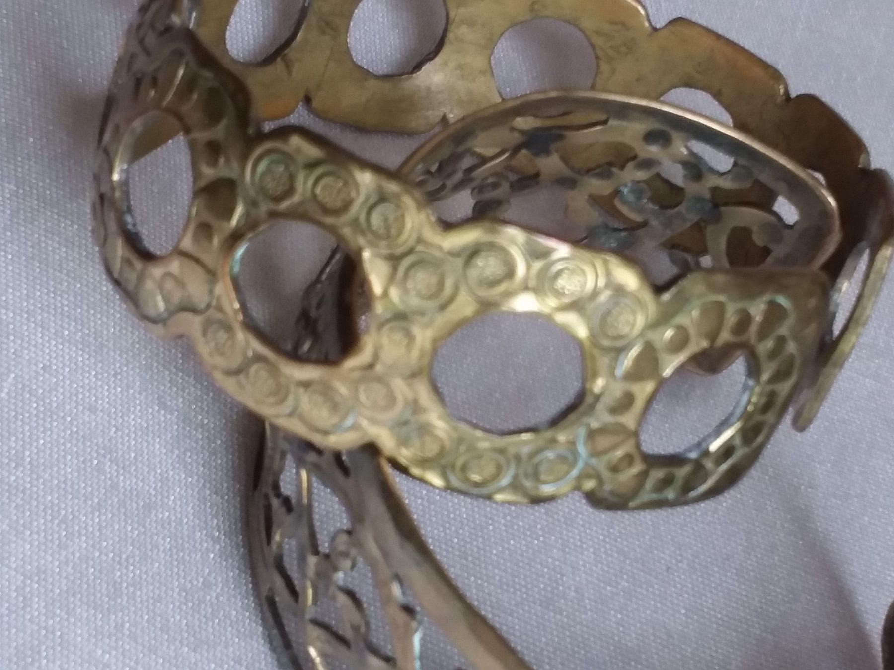 Bracciali & Braccialetti: 2 Antike Messing Armreifen ca 1900-1920 – Usato da Zürich venduto da Aleick 4