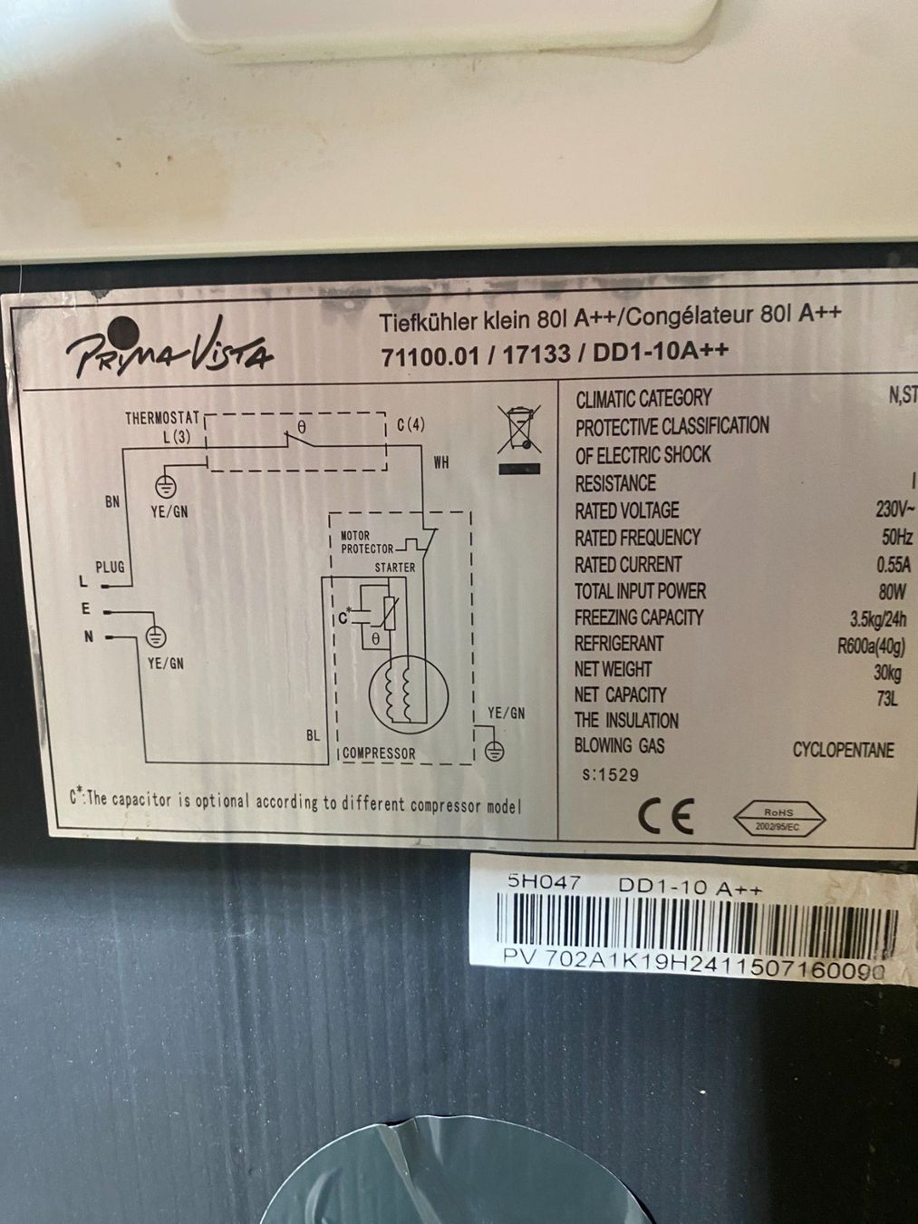 Gefrierschrank: Congelateur 80L – Gebraucht aus Cortaillod von cri_hw2g 3