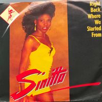 Vinyl-Single Sinitta - Right Back Where We Started From