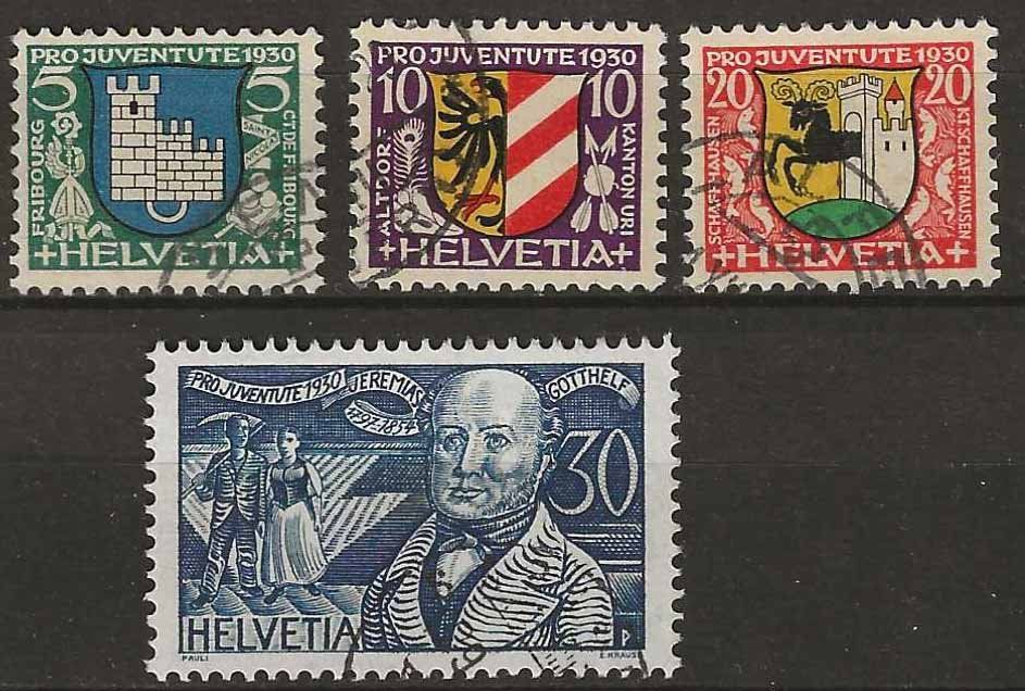 Tutti i francobolli: PJ030 - Pro Juventute 1930 obl. – Usato da Trélex venduto da Phil_Albert