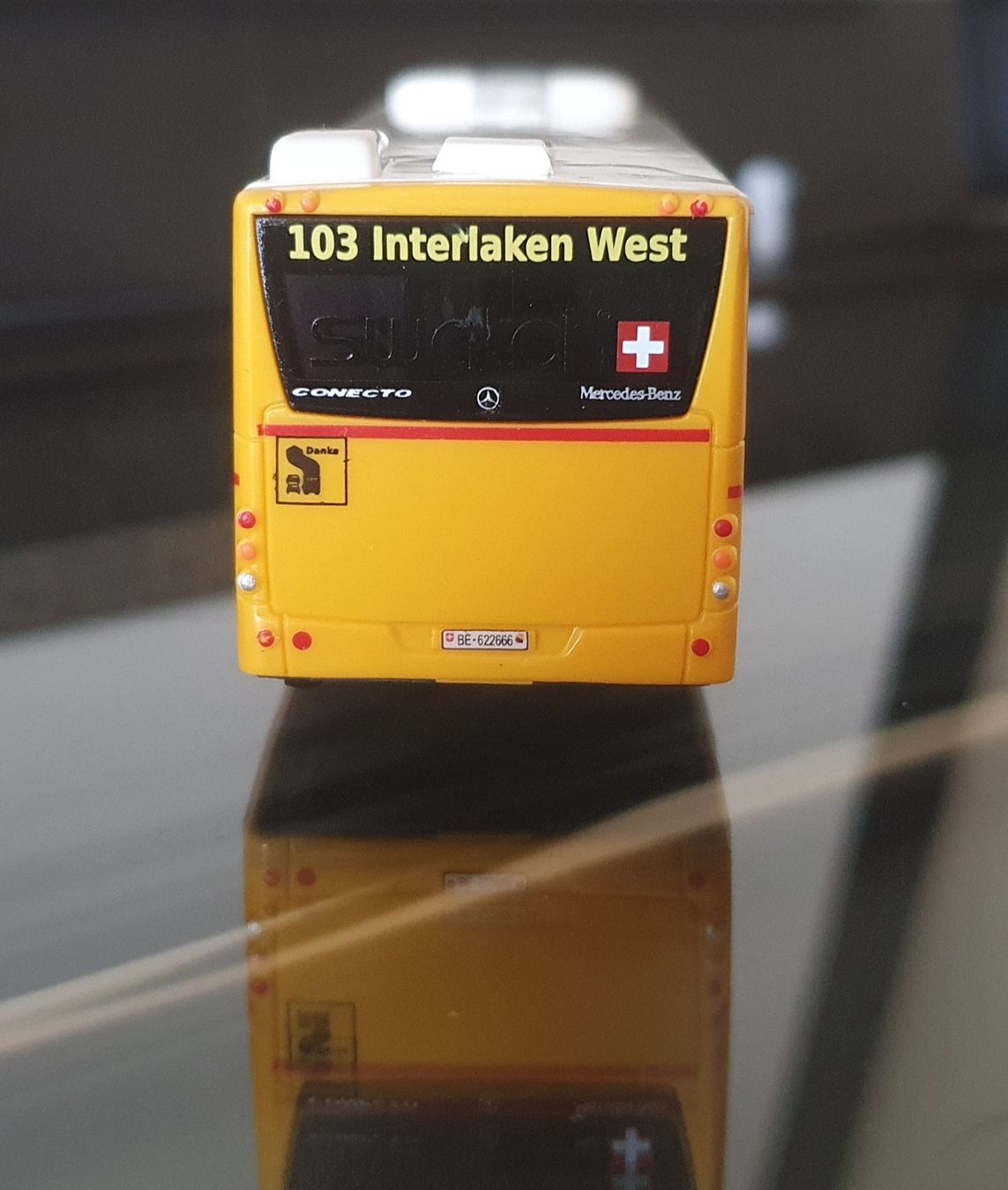 Rietze Modellini d'auto: AWM PTT PostAuto BLS Bus Interlaken MB Conecto 1:87 lim. 100 – Nuovo (secondo la descrizione) da Therwil venduto da Wat_975y 5