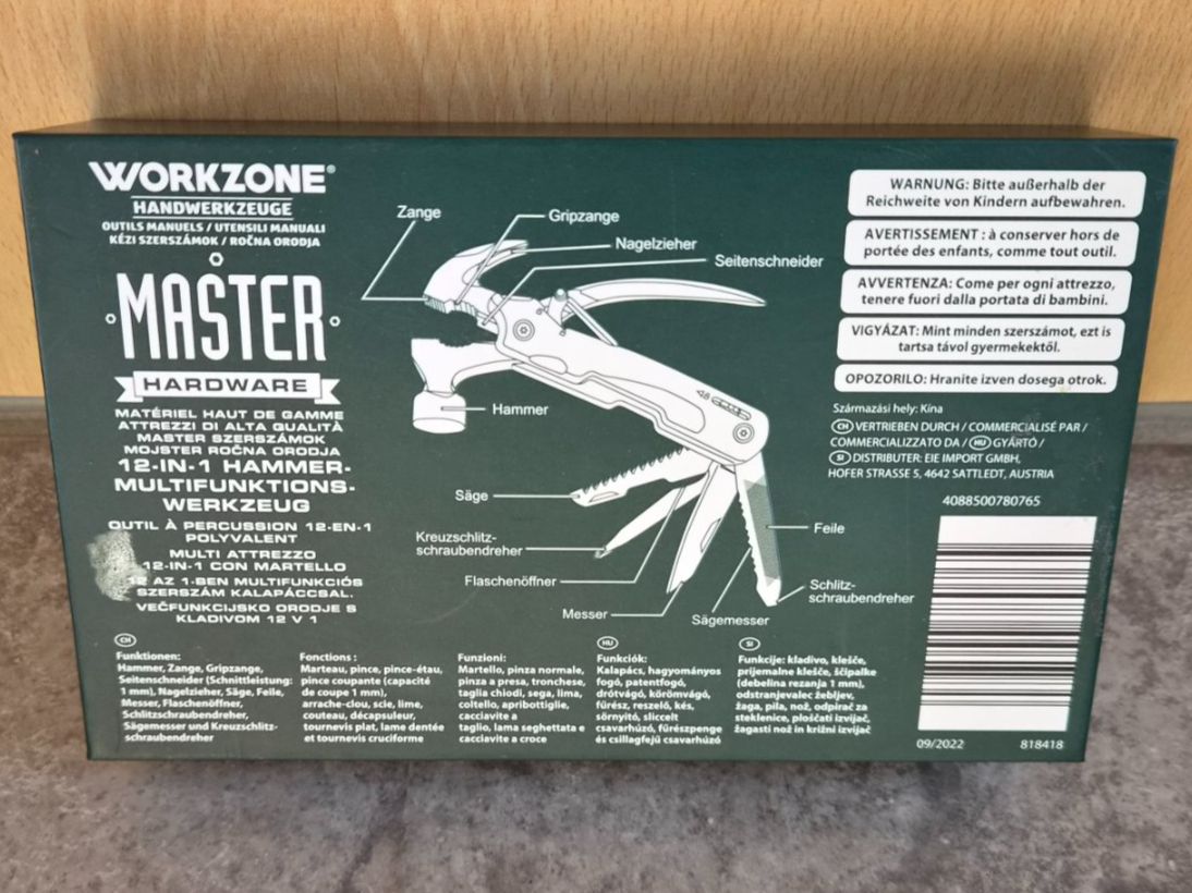 Alle Werkzeuge: Workzone 12 in 1 Multifunktions-Werkzeug – Neu und originalverpackt aus Kreuzlingen von LeslieBar 2