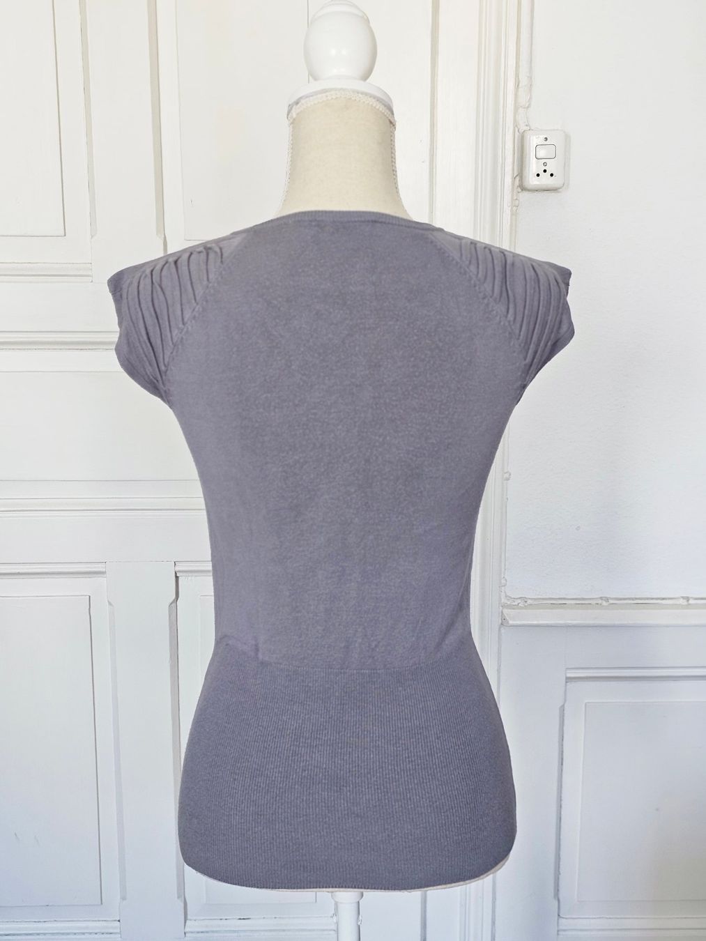 Kookai Top: Graues Sommer Strick Top, Kookai, Gr. S – Usato da Ried-Brig venduto da Zzyzx 3