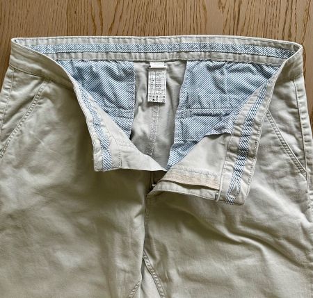 Chino-Hose helles Beige Grösse 34