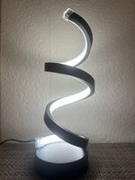 LED-Tischleuchte, Spiral Design - neuwertig & modern!