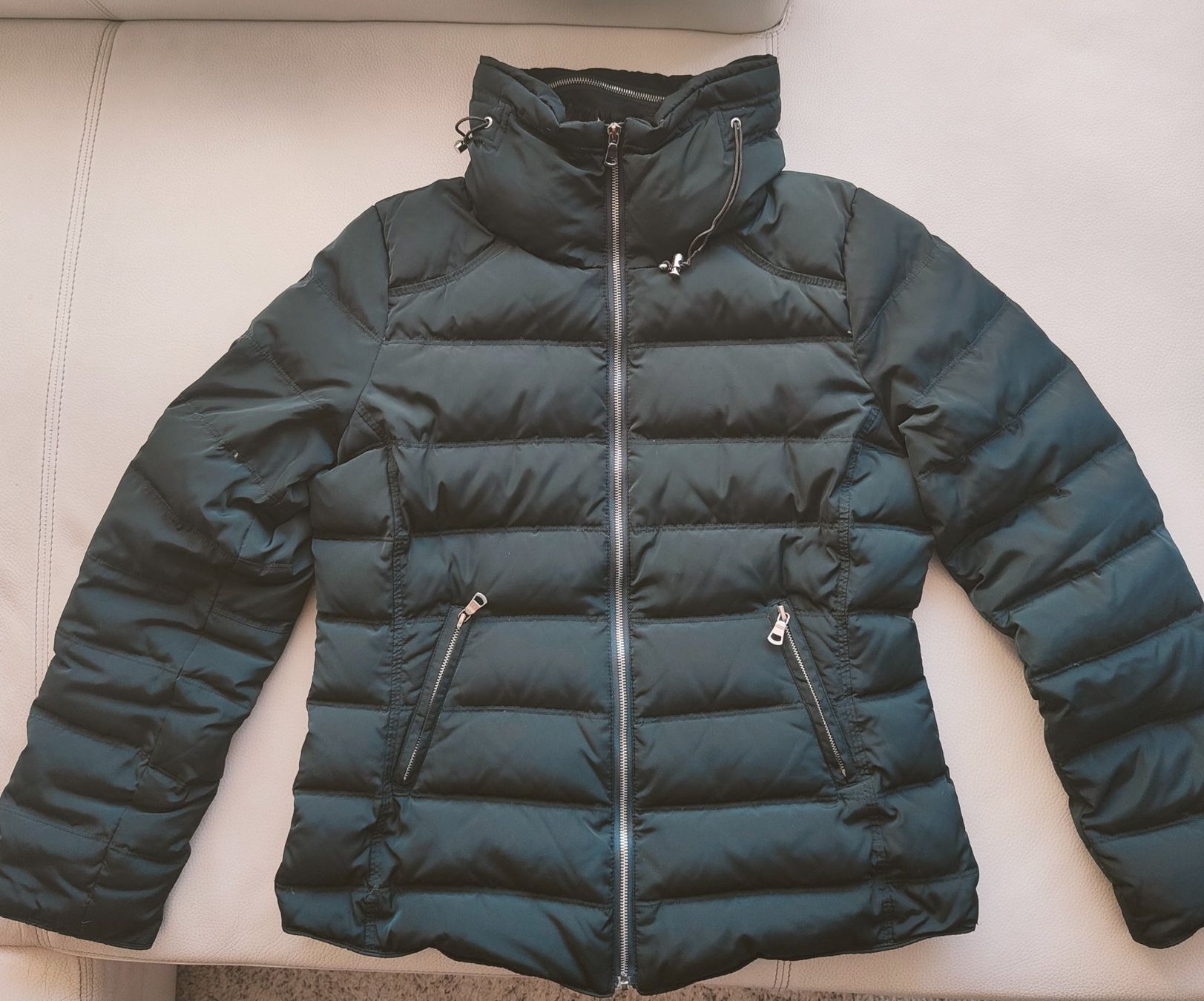 Giacche: Damen Steppjacke dunkgrün – Usato da Müllheim Dorf venduto da bea1970