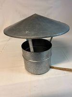 Chapeau de cheminée en tôle galvanisée