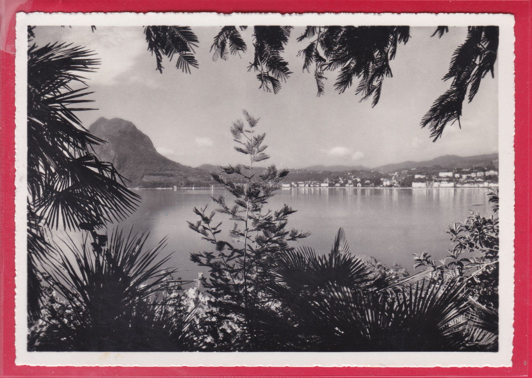 Cartoline postali: LUGANO, VUE GÉNÉRALE, 24.9.1949 – Usato da Oberrieden venduto da Gebirgsstelze
