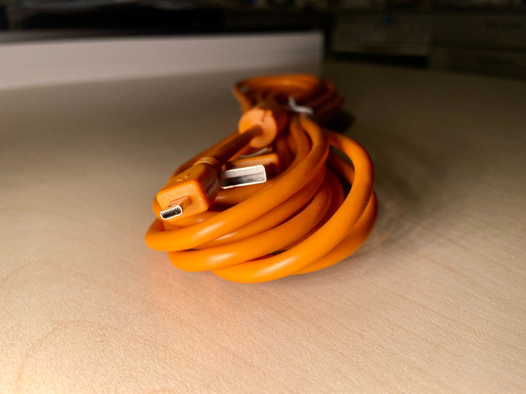 Cavi: TetherPro Kabel USB 2.0 A / Mini-B 8 Pin 4.5m, orange – Usato da Buochs venduto da Frosch77 1