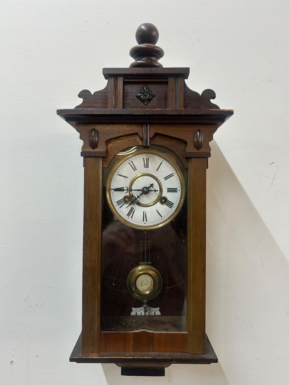Junghans Stand- & Wanduhren: antiker Regulator vermutlich Junghans funktioniert – Gebraucht aus Zürich von Levelart