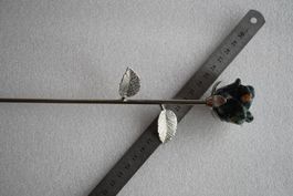 Baum Jaspis   Rose  Edel   23cm lang Aus Stein