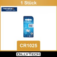 Renata CR1025 Lithium Knopfzellenbatterie - 1 Stk.