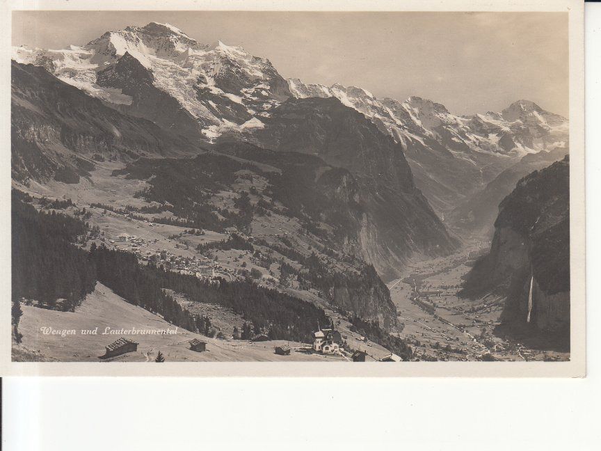 Ansichtskarten: Wengen ca. 1930 – Gebraucht aus Bürglen TG von StampGraf