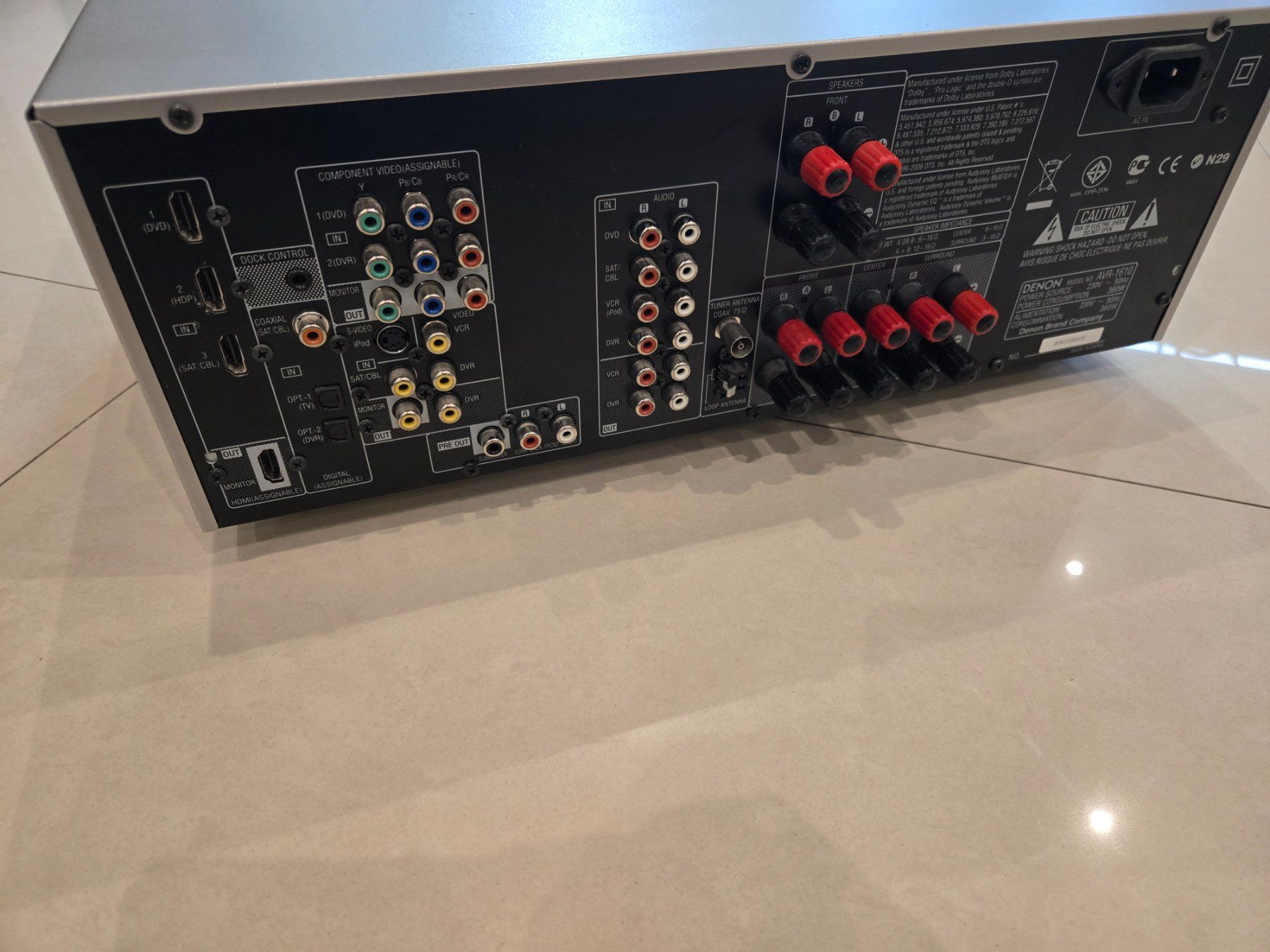 Denon Ricevitori: Denon AVR-1610 AV Surround Receiver – Usato da Buochs venduto da ribidavid 6