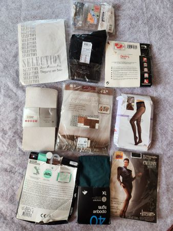 Lot 10 Paires Collants Divers Tailles Marque  S/M