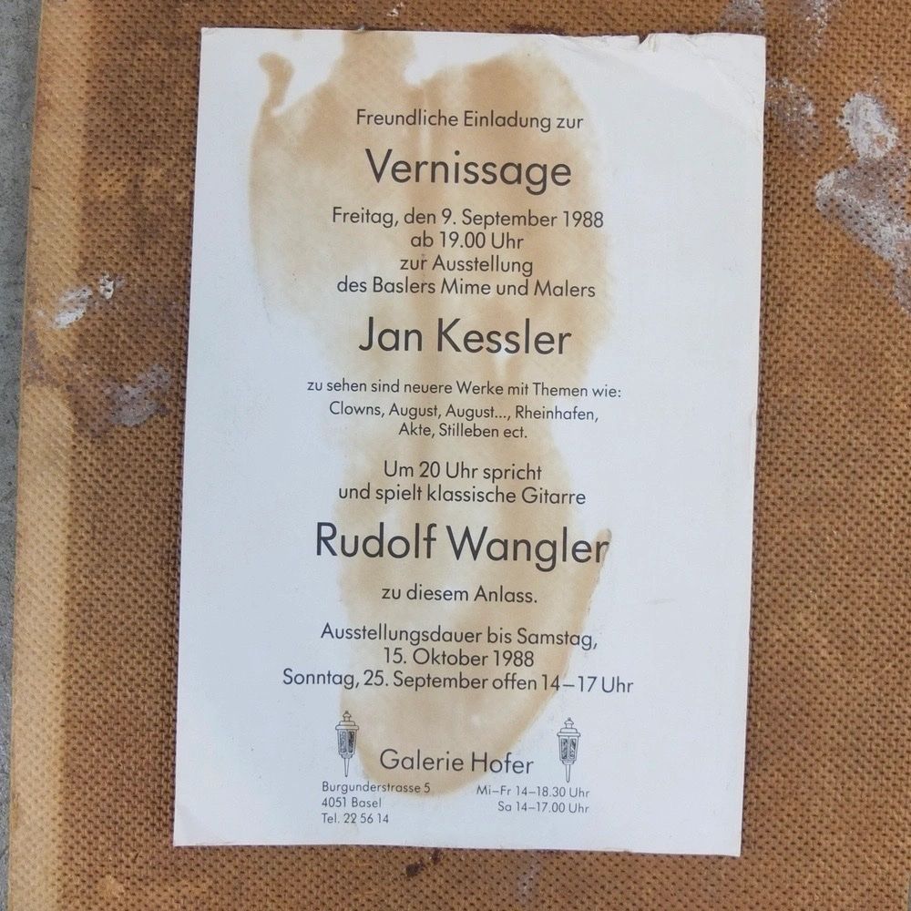 Dipinti: Jan Kessler, Gemälde, 1980er – Usato da Basel venduto da Brocki-auf-dem-Wolf 6