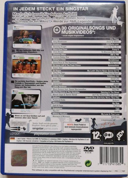 SingStar R&B für Playstation 2 (mit Anleitung Deutsch)  🎤🎶 3