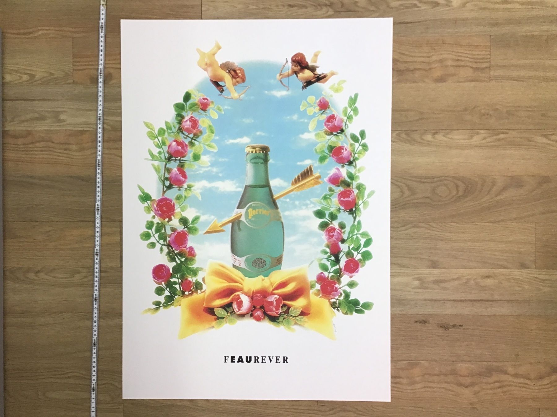 Foto & Immagini: Perrier Plakat "FEAVREVER" mit Cupids und Rosen – Usato da Männedorf venduto da Modelle-aller-Art