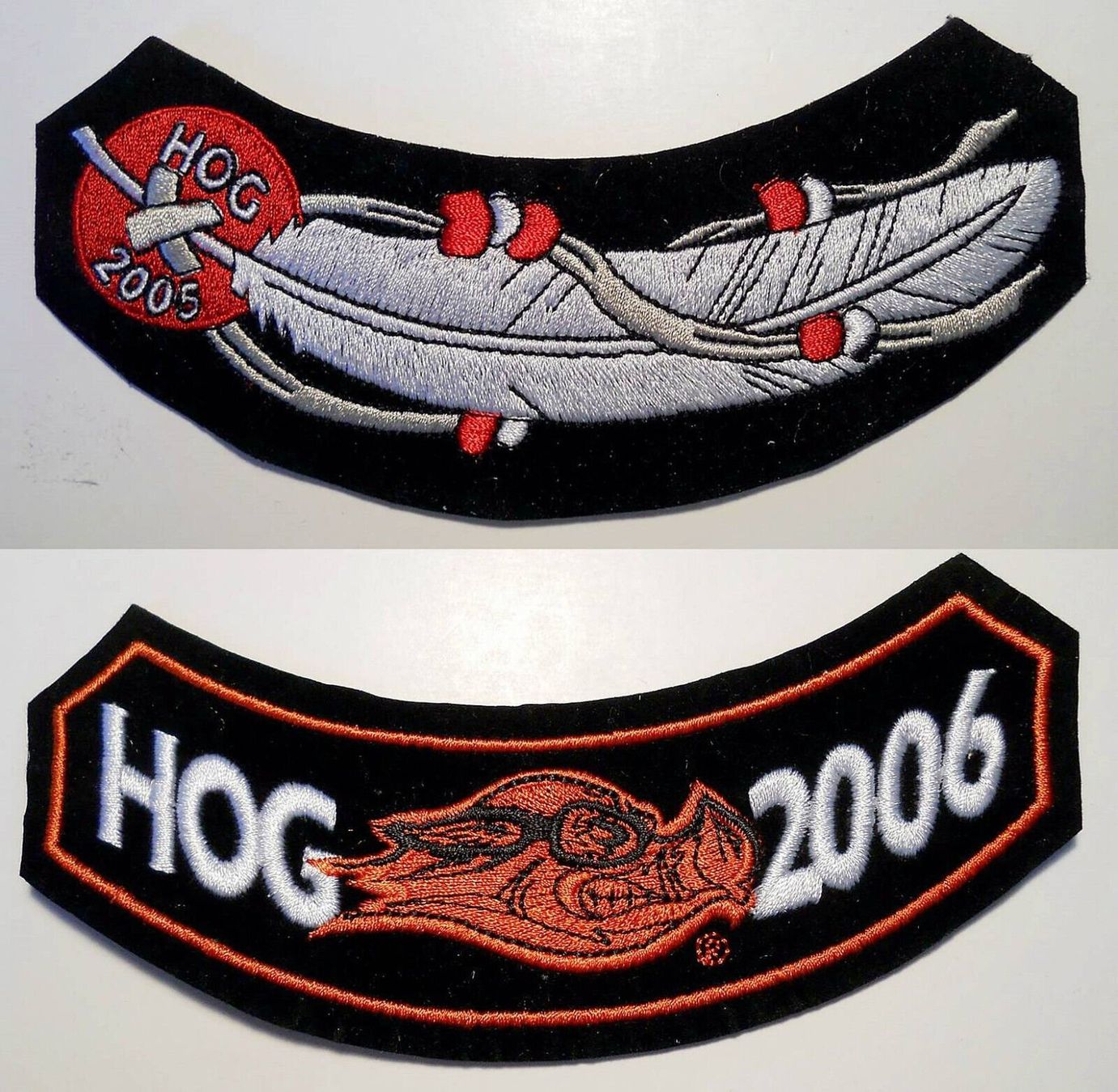 Toppe: HUGE 23 HOG LOT 1984-2006 COMPLETE RUN HARLEY DAVIDSON PATCH – Nuovo (secondo la descrizione) da Lugano venduto da YouWantUS 9