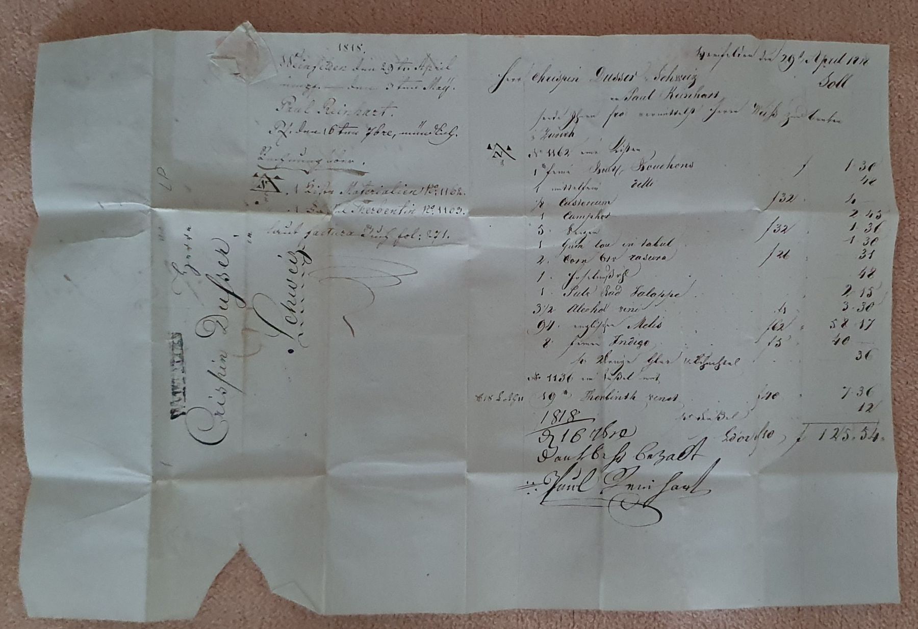 Tutti i francobolli: Vorphilatelie - Weinfelden 1818 – Usato da Kreuzlingen venduto da Rschweiz1 4