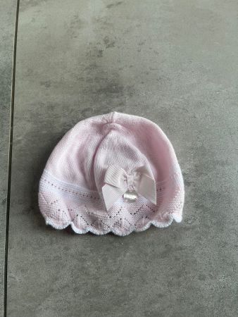 Chicco, süsse Mütze, Häkelmütze, rosa, Baby, Gr. 6-9 M. Neu