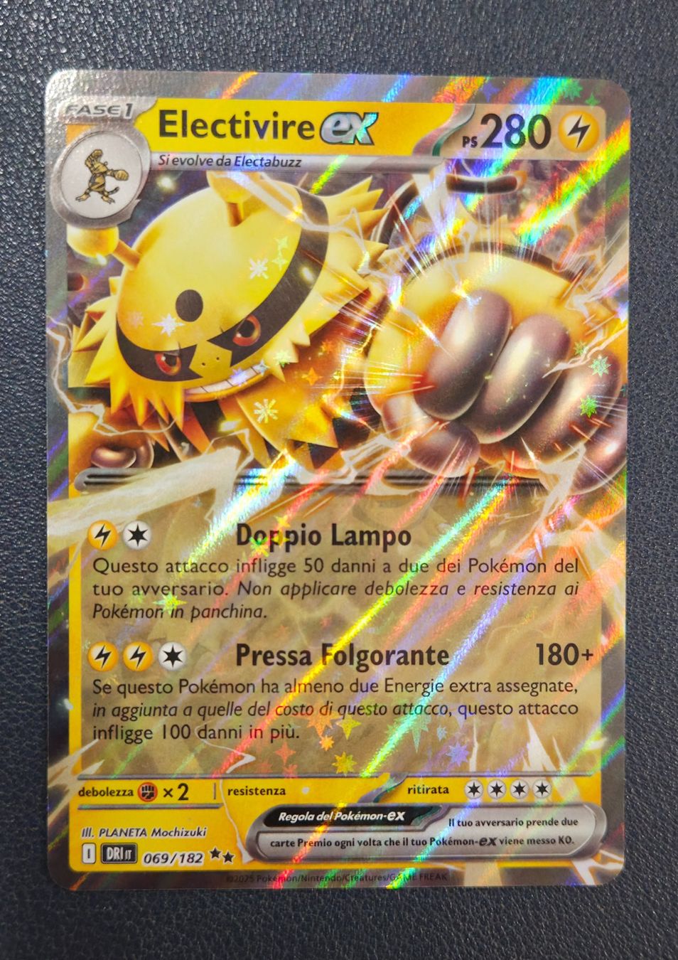 Pokémon Sammelbilder & Trading cards: Pokemon 069/182 Electivire ex IT – Gebraucht aus Lugano von pan_5zpg