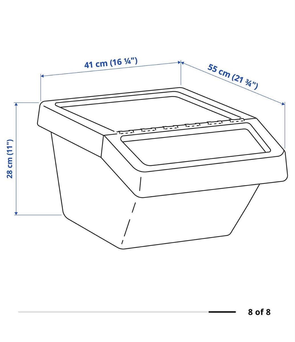 Ikea Autres décorations & accessoires: 2x IKEA Sortera box – Neuf (Voir description) à Wädenswil par katdede 2