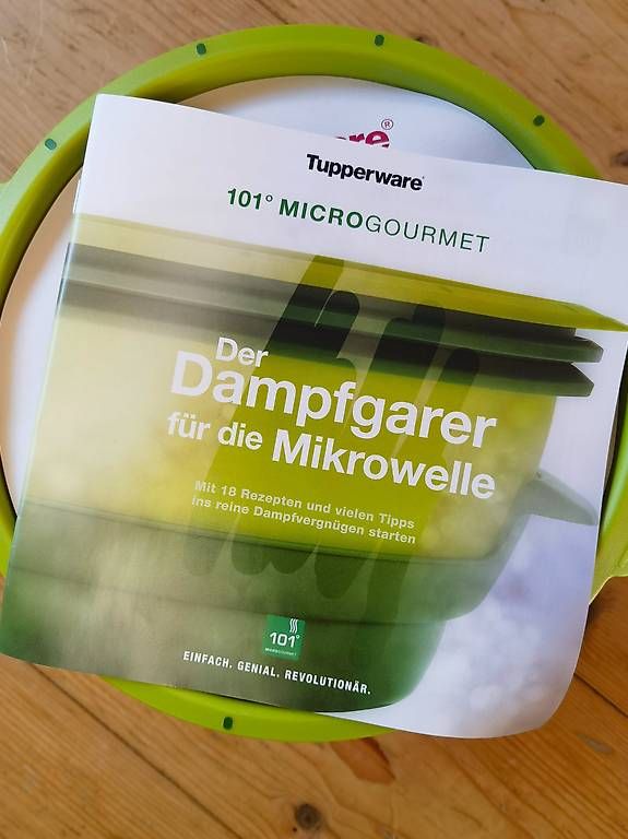 Tupperware Elettrodomestici da cucina: TUPPERWARE Mikrowelle MicroGourmet Dampfgarer grün – Nuovo e nell'imballaggio originale da Wattwil venduto da mel_x8jj 1