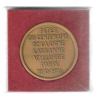 Centenaire ligne Lausanne Vallorbe Paris