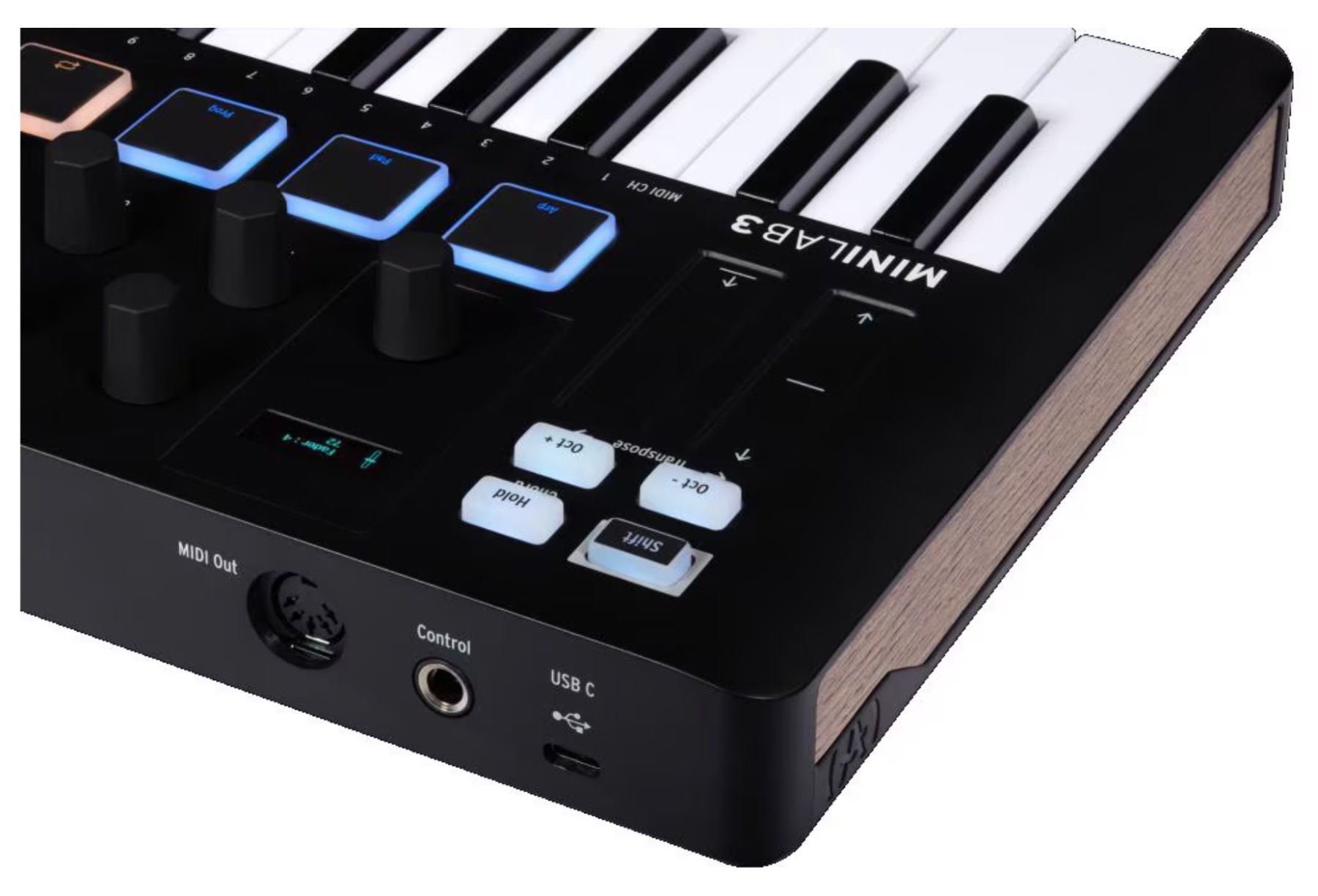 Arturia Strumenti musicali: Arturia MiniLab 3 Schwarz MIDI Keyboard Controller – Usato da Winterthur venduto da Flyer16 2
