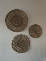 Wandschmuck / Wandteller Seegras