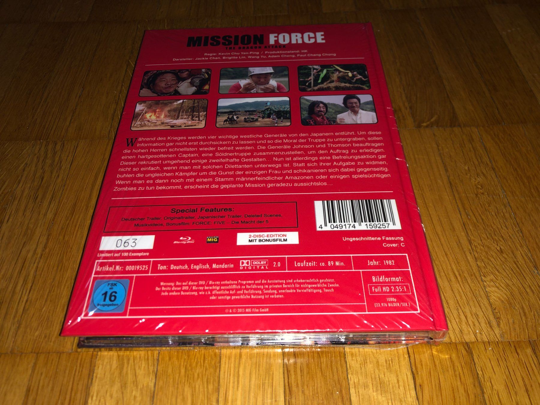 Tutti i DVDs: Mission Force - MEDIABOOK - C - UNCUT – Nuovo e nell'imballaggio originale da Basel venduto da havsok 1