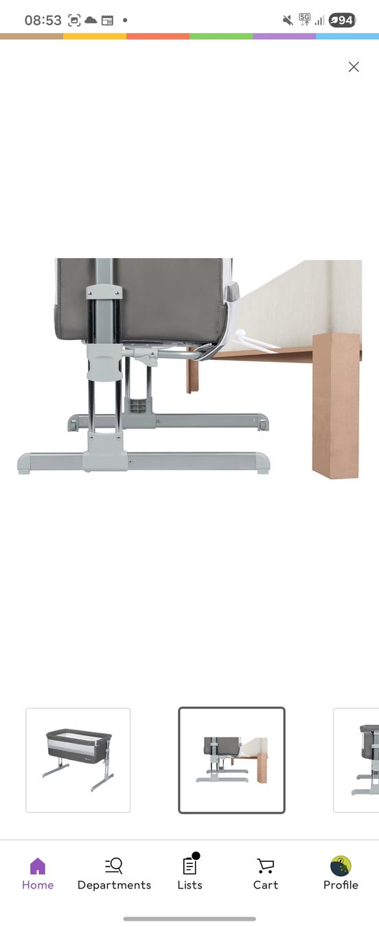 Letti: Babecomfort Calidoo Bedside Cot - Excellent Condition! – Usato da Basel venduto da Panda.bear 2