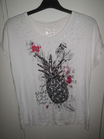 T-shirt blanc T. M