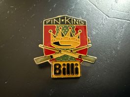 Pin King Billi Anstecknadel, Vintage Rarität, Top Zustand