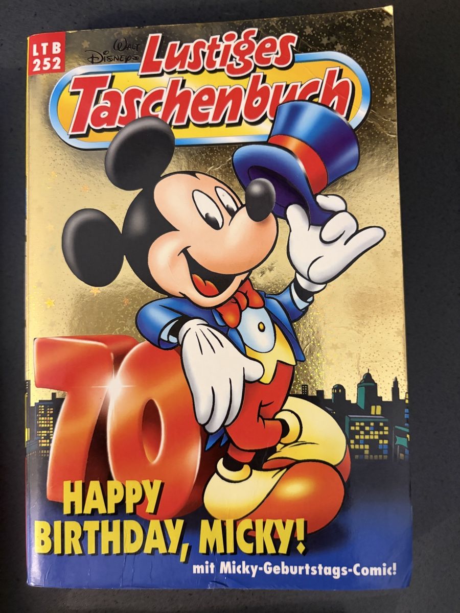 Comics: LTB 252 Lustiges Taschenbuch mit Micky Geburtstagscomic – Gebraucht aus Leibstadt von Shopcity
