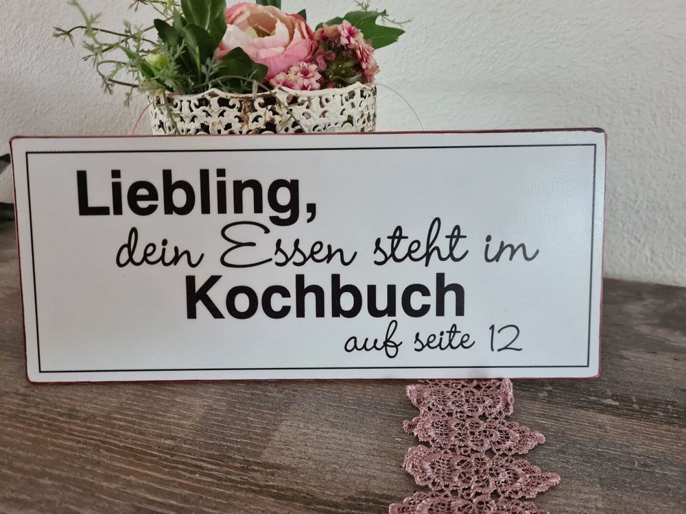 Shabby chic Schild mit coolem Spruch Kaufen auf Ricardo