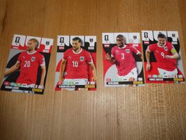 Panini Adrenalyn WM 2026: 4 Karten Österreich
