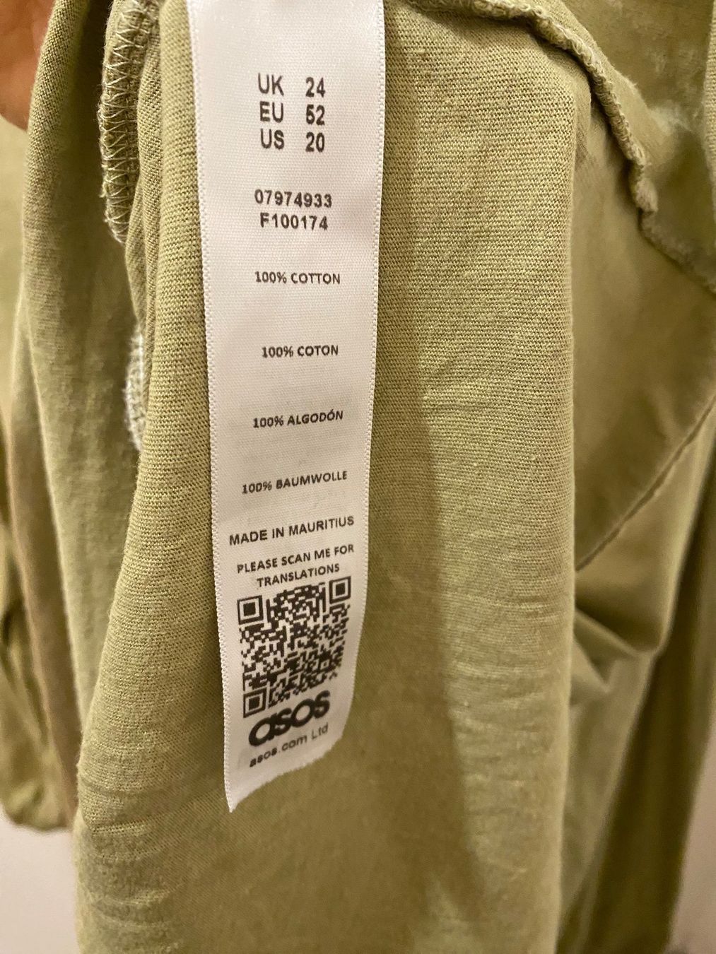 Asos Maglioni & Felpe: Asos Pullover / Langarm-Oberteil Baumwolle hellgrün Gr. 52 – Usato da Pratteln venduto da a23_j2gs 8