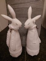 Hasenpaar aus Stoff, Shabby chic Ostern