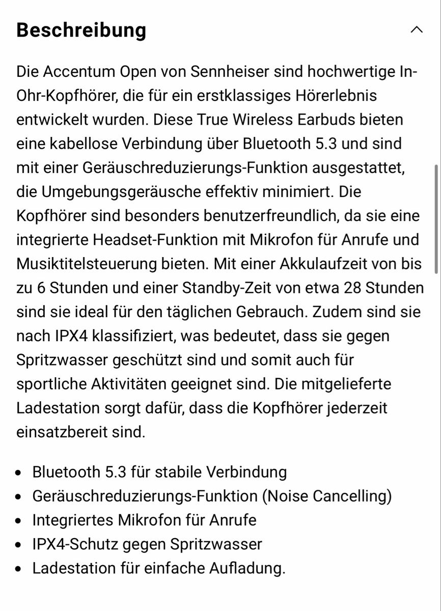 Sennheiser Kopfhörer: Sennheiser ACCENTUM Open – Gebraucht aus Dottikon von Angii.Smile 6